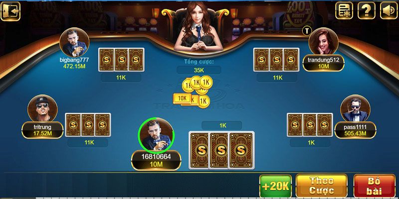 Luật chơi game bài Trác Kim Hoa cơ bản